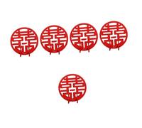 VILLFUL 5Pcs Joyeux Personnage Ornements Décoration Enseigne Au Néon De Mariage Panneau De Table Enseignes Au Néon De Mariage Bienvenue De Mariage Panneau De Décoration De Mariage Panneau