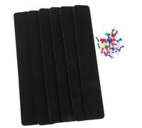 VILLFUL 6 Pièces Bandes de Tableau Feutre Adhésives pour Murs Petites Planches Notes Pratiques pour Bureau et Maison Décoration Simple