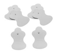 VILLFUL 6 pièces Électrodes Massage Auto-adhésives Professionnelles Non-tissé Flexible pour Électrique Confortable