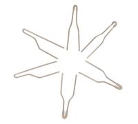 VILLFUL 6 pièces Kit de Pointes pour Pyrogravure Haute Résistance Fil Chauffant Formes Variées pour Gravure sur Bois Légères et Compactes Accessoires de Remplacement