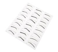 VILLFUL 6 pièces Pochoirs Sourcils Usage Unique Papier pour Maquillage Pratique et Rapide Modèles Sourcils Femmes Gabarits Faciles à Utiliser et Confortables Kit Débutant