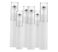 VILLFUL 6 pièces Set de Flacons Vides pour Huiles Essentielles Bouteilles de Voyage Compactes avec Applicateur à Bille pour Massage Yeux et Crème
