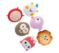 VILLFUL 6 Pièces Set de Protections Murales pour Poignées de Porte Amortisseurs Collision Autocollants Protection Murale Élastique pour Intérieur Facile à Installer Adapté Aux Coins et