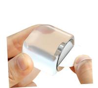VILLFUL 6 Pièces Transparent Magnetic Door Stopper With No-drill Installation Silicone Floor Mount Protector For Home Office Bedroom Noise-reducing Invisible Door Holder