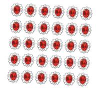 VILLFUL 60 Pièces à Coudre Décoratifs Acrylique et Ornements pour Vêtements DIY Accessoires et Durables pour Créations Artisanales