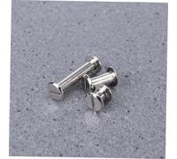 VILLFUL 60 pièces Lot de Vis Acier Inoxydable Argentées Kit de Vis à Tête Plate pour Reliure Dalbum Scrapbooking Robustes et Résistantes Corrosion Longeurs