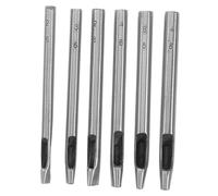 VILLFUL 6pièces Lot De Perforatrices Ovales Robustes Pour Travaux Manuels Couture Ceintures Et Cuir
