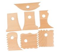 VILLFUL 7 pièces Outils de Sculpture Argile pour Modelage et Découpe Kit Carving Polyvalent pour Poterie et Artisanat Facile à Utiliser pour Débutants et