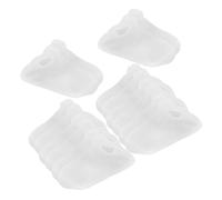 VILLFUL 8 Paires Chaussettes Silicone Hydratantes Protections Talons Renforcées Soin Pédicure Gel Souple pour Femmes Anti-crevasses et Callosités Confort Réutilisable