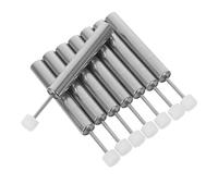 VILLFUL 8 Pièces amortisseur remplacement des pare-chocs de siège de toilette Mécanisme de clôture souple poubelle accessoires de corbeille Accessoires de poubelles Métal