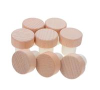 VILLFUL 8 Pièces Bouchons de Vin Forme T Bois Naturel et Silicone Lot de Bouchons pour Bouteilles Étanchéité Hermétique pour Conservation Prolongée Élégants pour et Collection