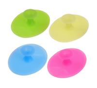 VILLFUL 8 pièces Brosse Nettoyante Visage Silicone Matériel Extensible Exfoliante et Massante Antidérapante pour Visage Corps et Garçon Fille