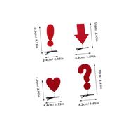 VILLFUL 8 Pièces Hair Accessories For Teens Small Aesthetic Clips With Unique Punctuation Mark Design Creative Spring Barrettes For Daily Wear And Parties