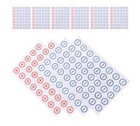 VILLFUL 800 Pièces Battery Polarity Labels Stickers Self Adhesive Electrical Panel Box Decals For Breaker Safety And Circuit Identification