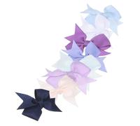VILLFUL 8pièces Nœuds Décoratifs Ruban pour Toilettage De Chien Pinces à Cheveux avec Clips Métalliques Accessoires Mignons Multicolores pour Chiots Et Petits Chiens
