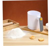 VILLFUL à Farine Électrique Portable avec Écran Acier Inoxydable Tamiseur Automatique à Poudre pour Cuisine et Pâtisserie Filtration Précise pour Farine Pure