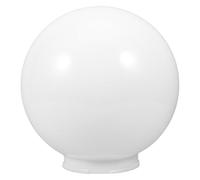 VILLFUL Abat-Jour Globe Sphérique en Acrylique Laitonné 150 MM 95 MM pour Luminaire Extérieur Applique Murale et Ventilateur de Plafond - Cache-Plafonnier Résistant aux Intempéries