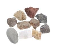 VILLFUL Accessoire Enseignement Étude Collection De Roches Introduction Spécimens Géologiques Pour Garçon Fille Kit De Roches Pour Salles De Classe Échantillons De Roche Pour Laboratoire