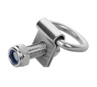 VILLFUL Anneau D Ancrage D pour Camion Remorque Crochet Robuste pour Fixation de Charges Lourdes avec Vis Anneau D Arrimage Sécurisé pour Coffre et Pare-chocs Installation Rapide et