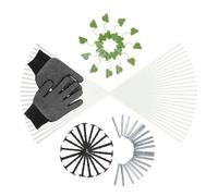 VILLFUL Arceaux pour Parterres de Jardin, Kit de Tunnel de Serrage à Arceaux, pour Cultures de Serrage, Plastique, Fibre et Tissu, Imperméable, Intégration Visuelle, Vergers et Zones
