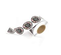 VILLFUL Autocollants d'Emballage Thank You 500 Pièces Rouleau Étiquettes Adhésives Auto-Adhésives Décoratives pour Sachets de Bonbons Biscuits Scrapbooking et Emballages Présents