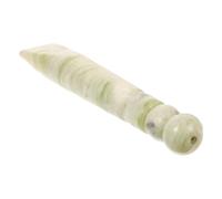 VILLFUL Baguette de Massage Jade Multifonction pour Visage et Corps et Outil Acupression et Guasha pour Circulation et Détente Massage des Fascias et Tissus Profonds Couleur Aléatoire