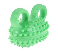 VILLFUL Balle de Renforcement Force de Préhension Verte, Balle D'exercice Mains et Doigts Picots pour Massage, Kit de Rééducation Main Adulte, Appareil de Thérapie Musculaire