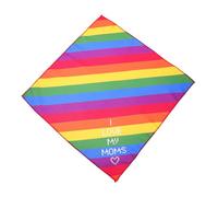 VILLFUL Bandana pour Chien Arc-Ciel Doux et Réversible Foulard Bavoir pour Petits et Moyens Chiens Accessoire Confortable et Lavable pour Animaux