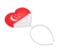 VILLFUL Bandeau de Football Léger Drapeau Singapour Serre-tête Fête Coiffe Masque Mascarade Accessoire Sportif