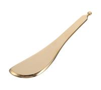 VILLFUL Barre de Massage Gua Sha Cuivre Doré Outil de Grattage Facial et Corporel Compact et Léger pour Relaxation Musculaire et Soin Du Visage