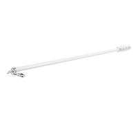 VILLFUL Barre de Tirage Tige Robuste pour Rideaux en Alliage D'aluminium Blanc, Tringle à Rideaux Moderne et Facile à Saisir de 50cm Maison