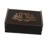 VILLFUL Boîte Bois Petite pour Bijoux et Cartes Tarot Coffret de Rangement Élégant pour Boucles Oreilles Bracelets et Pendentifs Compact et Raffiné Cadeau Mariage et Fête des Mères