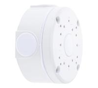 VILLFUL Boîte de Jonction Étanche pour Caméra Dôme et Panneaux Solaires, Alliage D'aluminium et Abs, Protection et Dissimulation des Câbles, Montage Plafond Intérieur