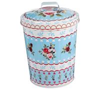 VILLFUL Boîte de Rangement Métallique Couvercle Grosse Capacité Style Européen Boîte Décorative pour Bonbons et Friandises Étui Portable pour Fêtes de Noël et Usage Domestique