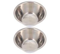 VILLFUL Bol Inox 304 Épais 12 Cm Lot de 2 Bols pour Soins Médicaux Boules de Coton et Usage Professionnel Hospitalier et Domestique Matériel Chirurgical Solide