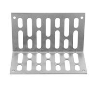 VILLFUL Bonde D'évacuation D'angle en Acier Inoxydable 11x6,6x6,6 Cm, Filtre Anti-obstruction pour Drainage Latéral, Couvercle de Drain de Sol Maille Pliée, Panier Égouttoir Cuisine