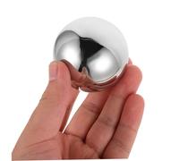 VILLFUL Boules de Glace Acier Inoxydable Boule de Refroidissement Métallique Réutilisable pour Whisky Espresso et Cocktails Pierre à Whisky Dorée Dilution