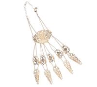 VILLFUL Bracelet Chaîne Main Punk Claw à Doigts pour Femme Accessoire de Danse et Performance Légère et Confortable Bijoux Mode Doré