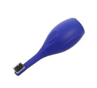 VILLFUL Brosse à Dents en Silicone Bleu pour Usage avec Poignée Sécurisée et Bords Arrondis Conforme aux Normes de Sécurité des Établissements