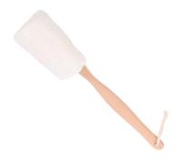 VILLFUL Brosse de Bain Naturelle Loofah Exfoliante avec Manche Long Nettoyant Corps Doux pour Adaptée Dos Bras Jambes et Peau Sensible