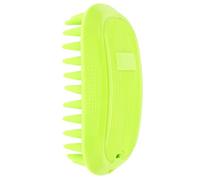 VILLFUL Brosse de Bain Silicone pour Chiens Chats Massage Toilettage Shampoing Poignée Antidérapante Élimine Poils Morts