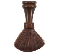 VILLFUL Brosse de Nettoyage pour Coupe de Cheveux à Poils Doux Manche en Bois de Hêtre Brosse à Barbe Professionnelle Multifonction pour Salon de Coiffure et Barbier Outil Maniable