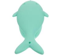 VILLFUL Brosse Silicone Exfoliante pour Bébé de Baleine, Petite Taille, Design Créatif, pour Bain et Voyage, Matériau Souple pour Relaxation et Nettoyage
