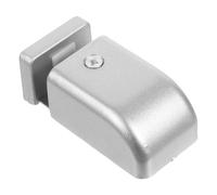 VILLFUL Butée de Porte de Coulissante en Verre Réglable Guide Bas de Porte en Acier Inoxydable Accessoire Compatible Cadre Installation Salle de Bain Sécurisée