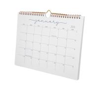 VILLFUL Calendrier Mural Suspendu Mois avec Marquages Jours Fériés Espace Écriture pour Planification Quotidienne Organiseur Minimaliste pour Famille et Bureau