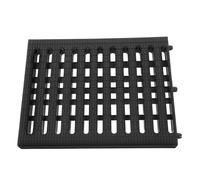 VILLFUL Caniveau Plastique Emboîtable Noir Couvercle Drain Extérieur Antidébordement Protection Gouttière pour Jardin Cour Terrasse et Trottoir
