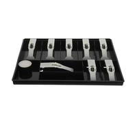 VILLFUL Cash Register Drawer Insert Tray With Clip Compartments Cash And Coin Organizer For Supermarket And Retail Store Use