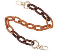 VILLFUL Chaîne Amovible pour Paquet à Main 46 Cm, Accessoire Décoration en Acrylique Coloré, Remplacement Bandoulière Portefeuille, Anse de Paquet à Main, Chaîne Décorative Diy, Légère