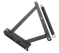 VILLFUL Charnières à Ressort en Acier Inoxydable 2 Pièces, Support Triangulaire Pliable pour Lit et Armoire, Remplacement de Charnière de Canapé, Levage Silencieux et Stable pour Meuble