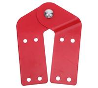 VILLFUL Charnières en Aluminium pour Échelle Pliable Charnières Robustes 8 Vis Antidérapantes Supports Métalliques Réglables pour Escabeaux Multifonctions Réparation et Bricolage Sécurisé